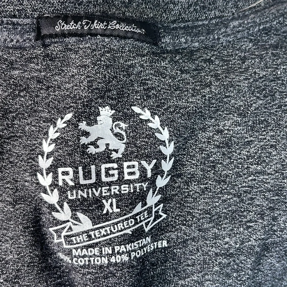 New. Rugby University. Men’s Shirt, Size: XL. Color Black.